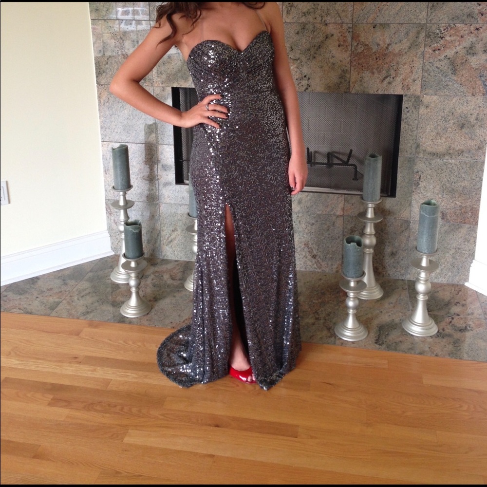 Le Femme Sequins Dress